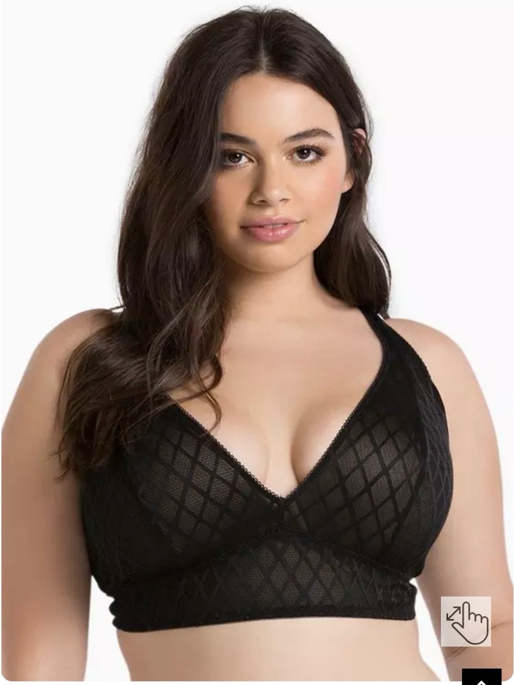 Torrid Pyramid Strappy Racerback Bralette size 5 5x NWT